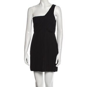 Theory Silk Mini One Shoulder Dress 2